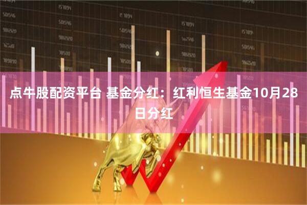 点牛股配资平台 基金分红：红利恒生基金10月28日分红